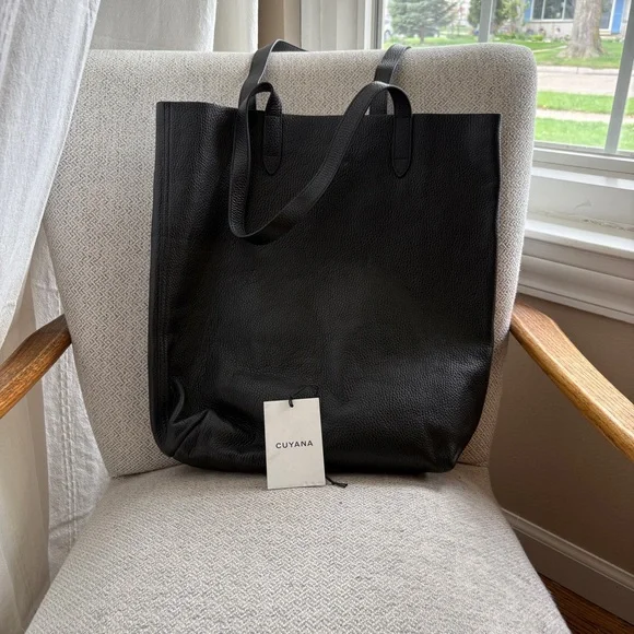 Cuyana Tall Structured Tote - Picture 1 of 7